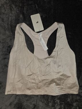 Fabletics Light Taupe Racerback Sports Bra - 2X NWT